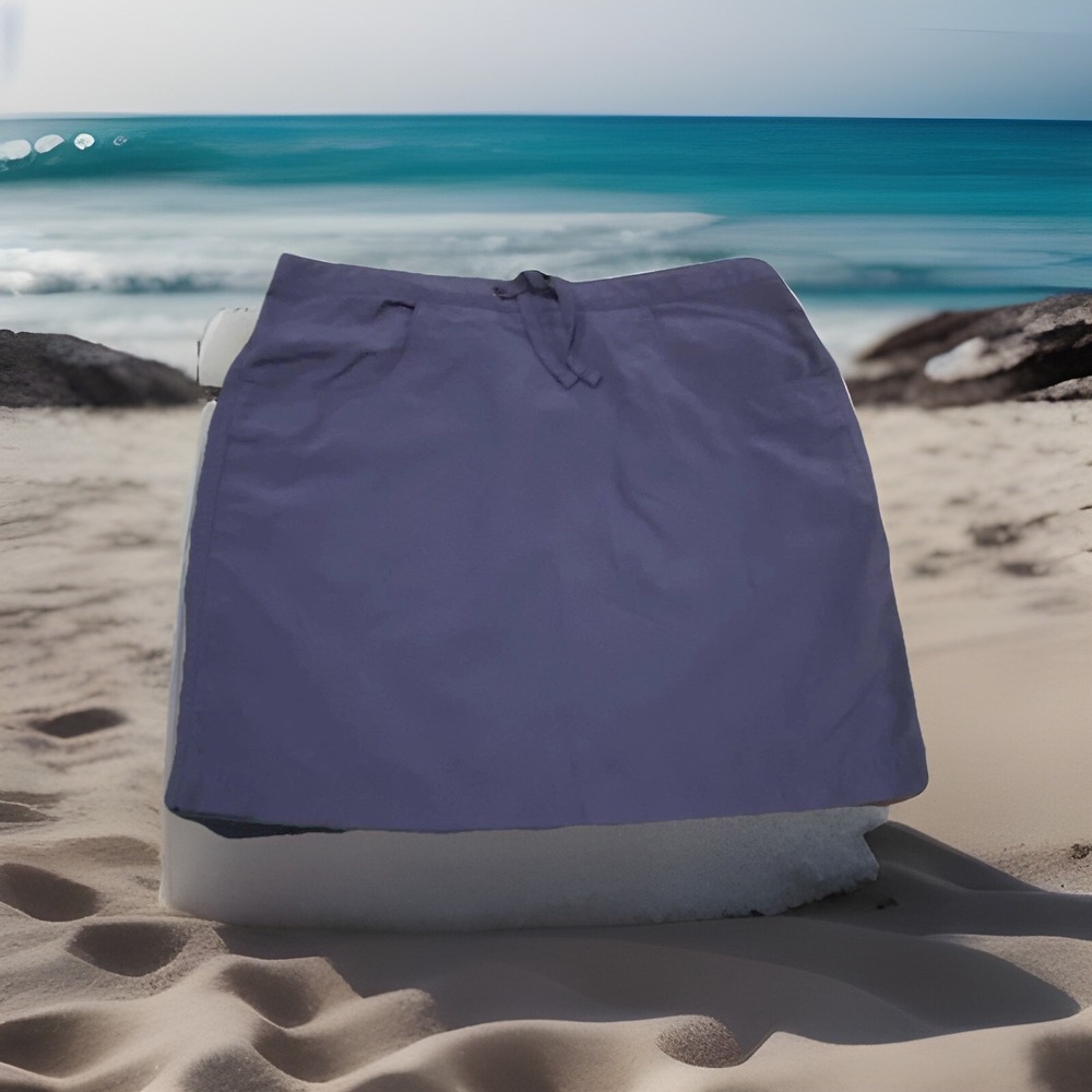 L.L. Bean Skirt Tidewater XS Lightweight Quick Dry Nylon Elastic Waist Gorpcore